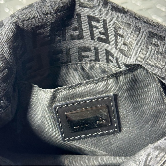 Fendi Vintage Canvas Mini Baguette in Black - Picture 10 of 11